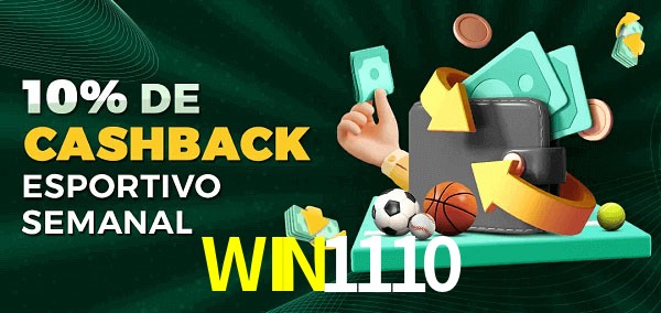 10% de bônus de cashback na WIN1110